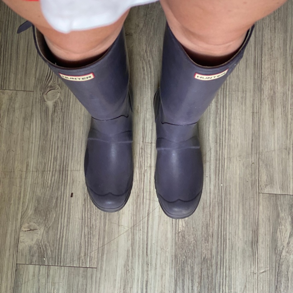 Women’s Original Tall Rain Boots: Purple size 8